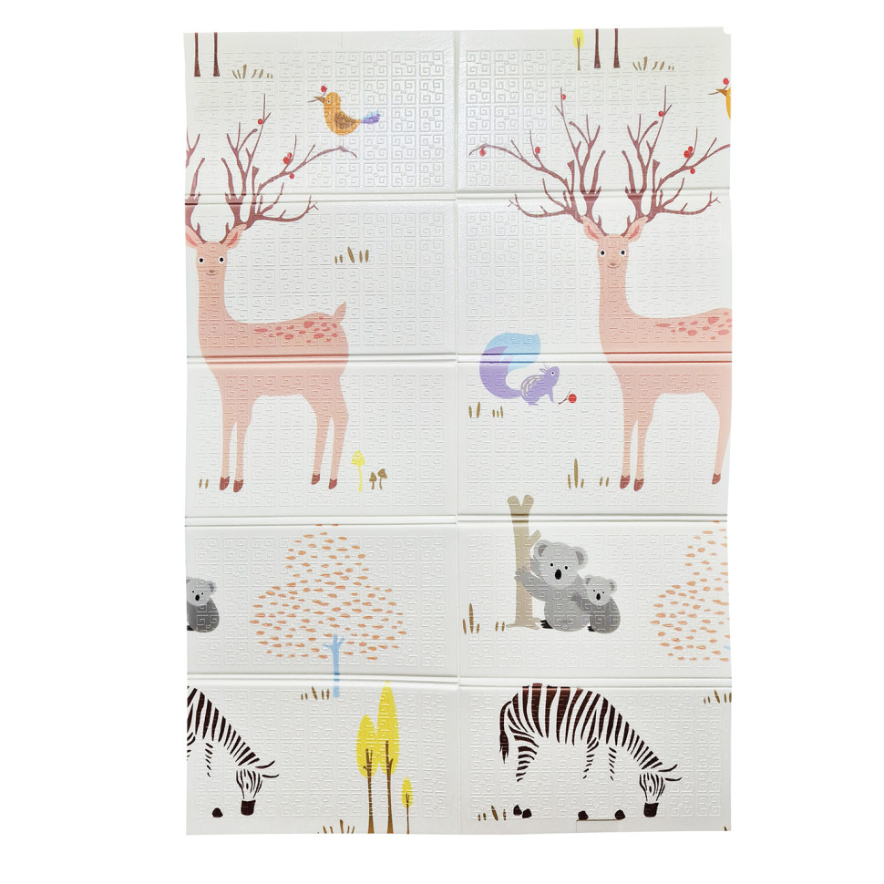 Дитячий Термокилимок двосторонній складний Bambi MR 1570-1-3 XPE, 120-180 см, товщина 8 мм