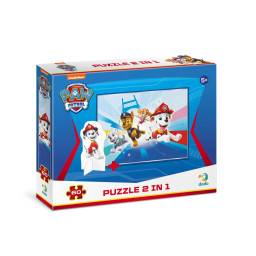 Детский пазл "Миссия зовет" Paw Patrol DoDo Toys 200165, 60 элементов, с фигуркой