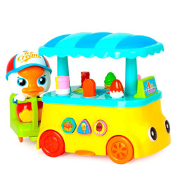 Интерактивная игрушка Утенок с мороженым Huile Toys 6101