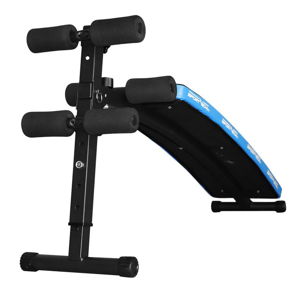 Скамья для пресса SportVida SV-HK0285 изогнутая, до 110 кг