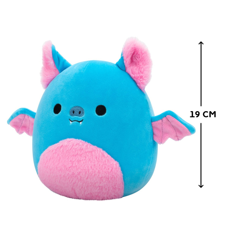 Детская мягкая игрушка ЛЕТУЧАЯ МЫШЬ БОЙЛ Squishmallows SQCR06579, 19 см