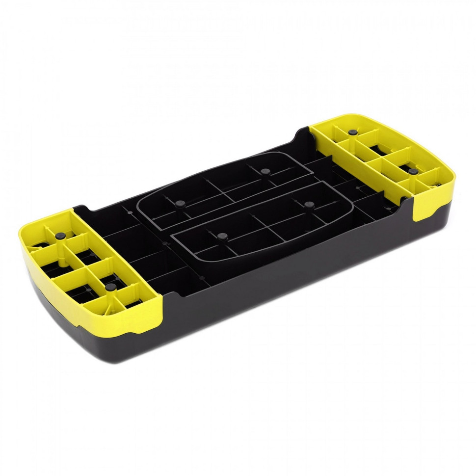 Степ-платформа 2-ступінчаста Cornix XR-0192, 68 х 28 х 10-15 см, Black/Yellow