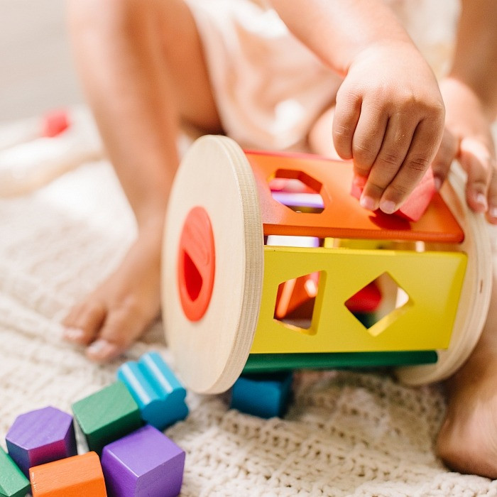 Детский деревянный сортер-каталка Melissa&Doug MD19041, 15 см