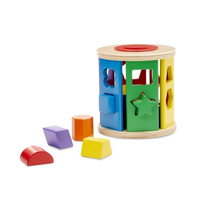 Детский деревянный сортер-каталка Melissa&Doug MD19041, 15 см