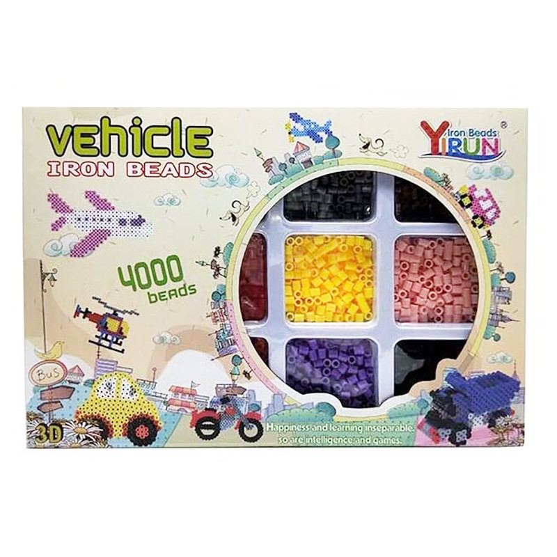 Дитяча термомозаїка Bambi BT-0099D 4000 намистин, 3 основи, трафарети