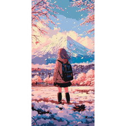 Картина по номерам "Прогулка в горах" Art Craft 10123-AC 40х80 см