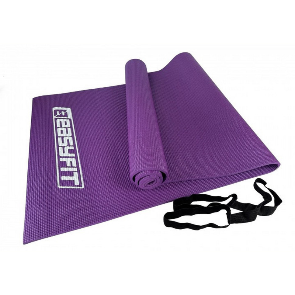 Коврик для йоги и фитнеса EasyFit EF-1918-V, ПВХ, Фиолетовый