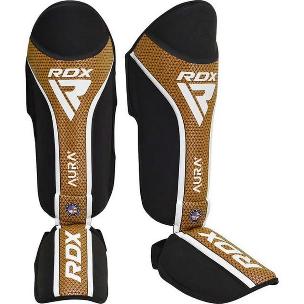 Захист гомілки та стопи SHIN INSTEP AURA PLUS T-17 RDX Inc SGR-T17BGL-L+ Black Golden, L