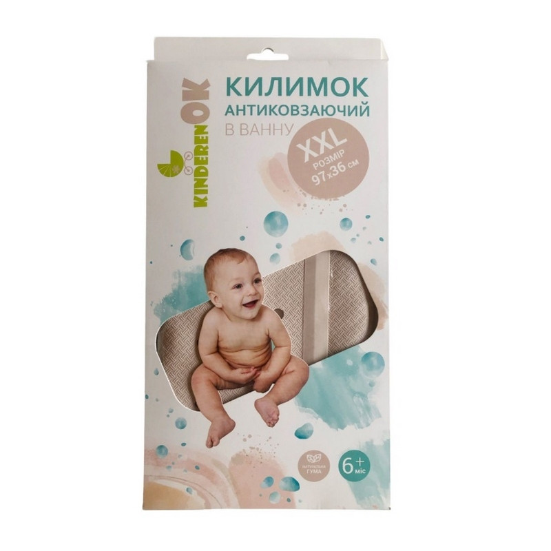 Килимок для ванної Kinderenok 071114_001 антиковзаючий 97 х 36 см
