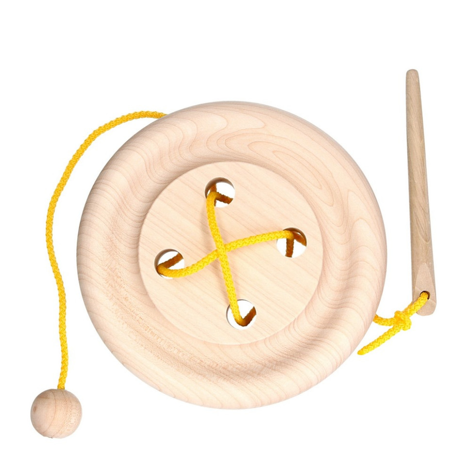 Дитяча дерев'яна шнурівка 