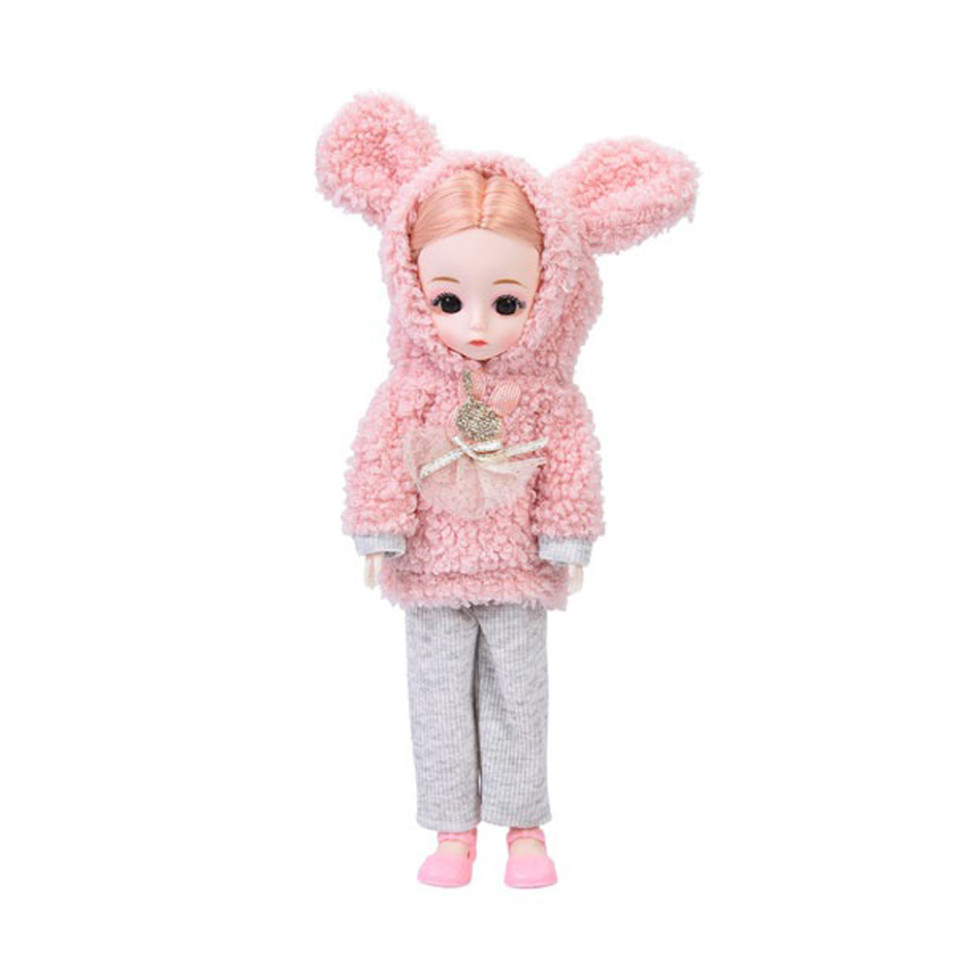 Детская игровая кукла Bambi F0322(Pink-1) шарнирная, размер 29 см