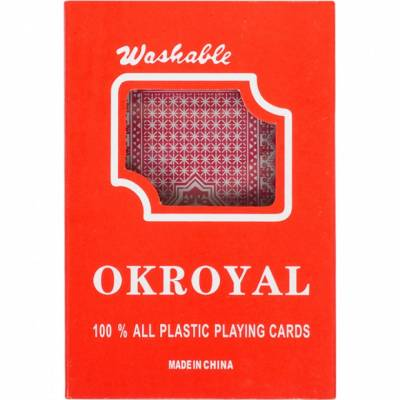 Карти гральні, пластикові "OKROYAL" 95306-UC 1 колода по цене 11 грн.