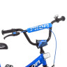 Велосипед дитячий PROF1 Y1644 16 дюймів, синій 