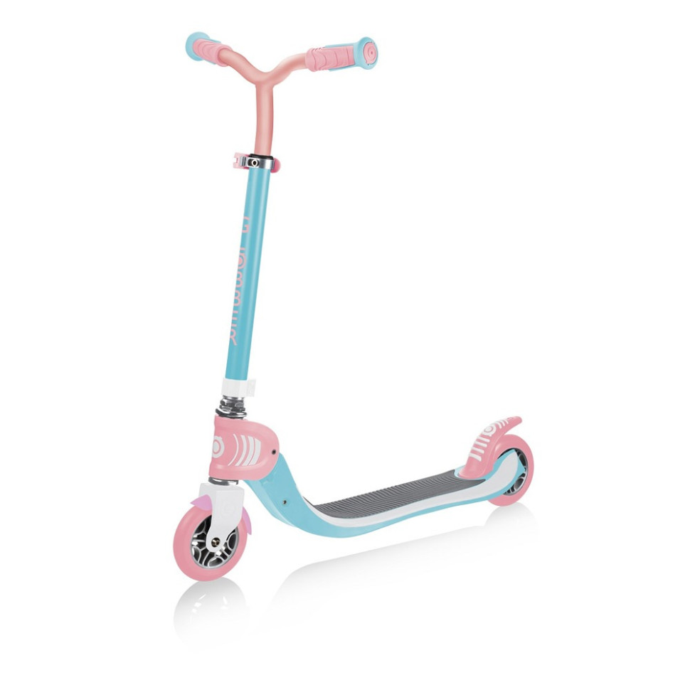 Самокат серії FLOW FOLDABLE 125 GLOBBER 473-707 блакитно-рожевий, до 100 кг 2 колеса