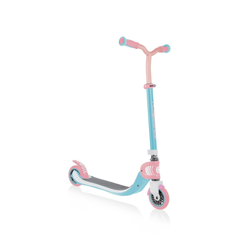 Самокат серії FLOW FOLDABLE 125 GLOBBER 473-707 блакитно-рожевий, до 100 кг 2 колеса