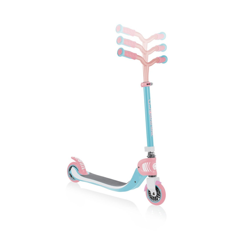 Самокат серії FLOW FOLDABLE 125 GLOBBER 473-707 блакитно-рожевий, до 100 кг 2 колеса
