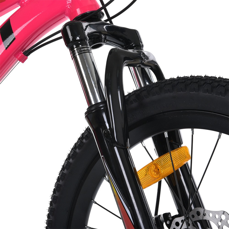 Велосипед підлітковий Profi MTB2001-3, 20 дюймів, рожевий 