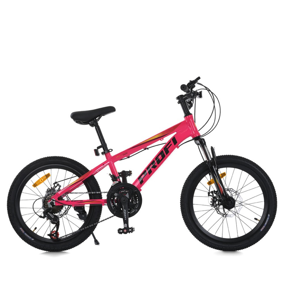 Велосипед підлітковий Profi MTB2001-3, 20 дюймів, рожевий 