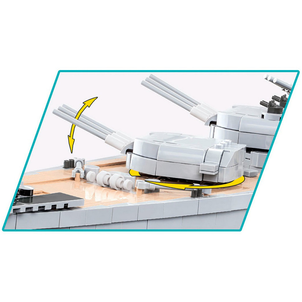 Конструктор боевой корабль Линкор Ямато COBI COBI-4833, 2665 деталей 1:300