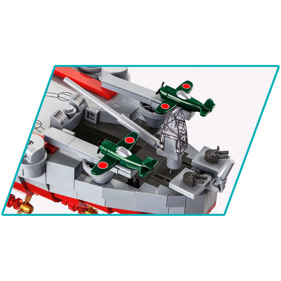 Конструктор боевой корабль Линкор Ямато COBI COBI-4833, 2665 деталей 1:300