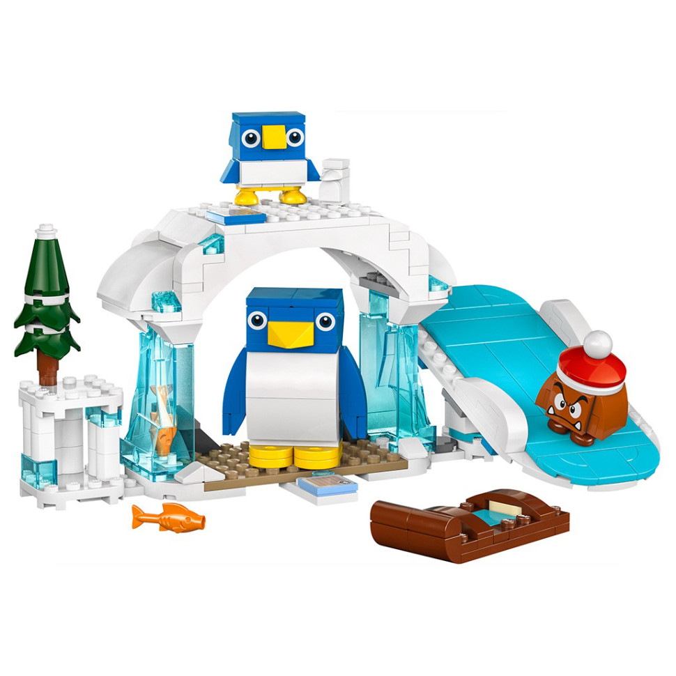 Конструктор LEGO Super Mario Снігова пригода родини penguin. Додатковий набір 71430, 228 деталей 