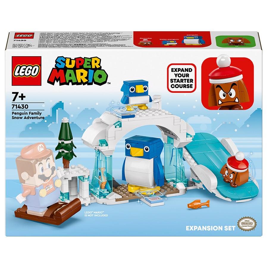 Конструктор LEGO Super Mario Снігова пригода родини penguin. Додатковий набір 71430, 228 деталей 