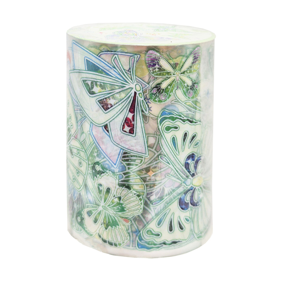 Набір декоративний скотч Bambi XM-JD2863(Green) 6 см x 1,2 м