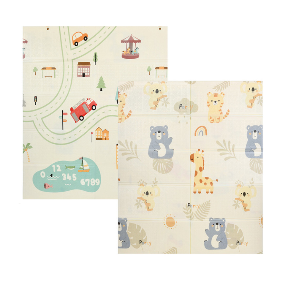 Дитячий Термокилимок двосторонній складний Bambi MR 1570-1-2 XPE, 120-180 см, товщина 8 мм