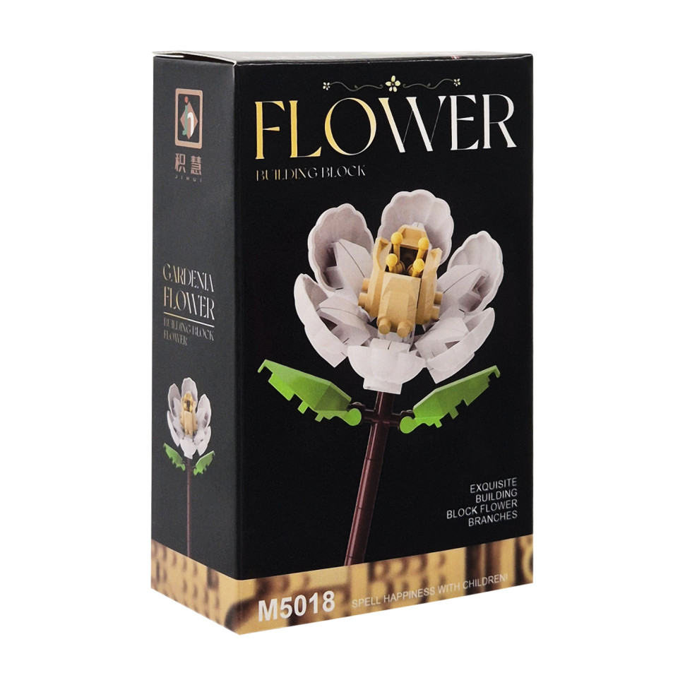 Конструктор детский Flower Bambi M5026-18 элементы для создания стебля и лепестков