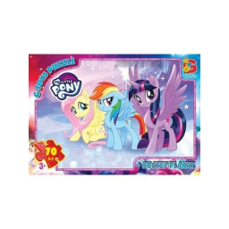 Пазл детский "My little Pony" G-Toys MLP014, 70 элементов
