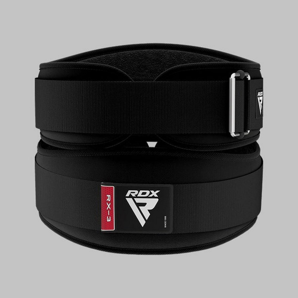 Пояс для тяжелой атлетики RX3 EVA Curve RDX Inc Limited WBE-RX3B-M, неопреновый, Black, M