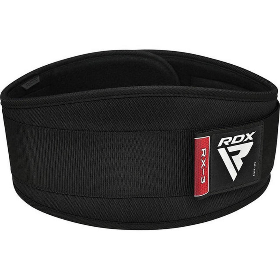 Пояс для тяжелой атлетики RX3 EVA Curve RDX Inc Limited WBE-RX3B-M, неопреновый, Black, M