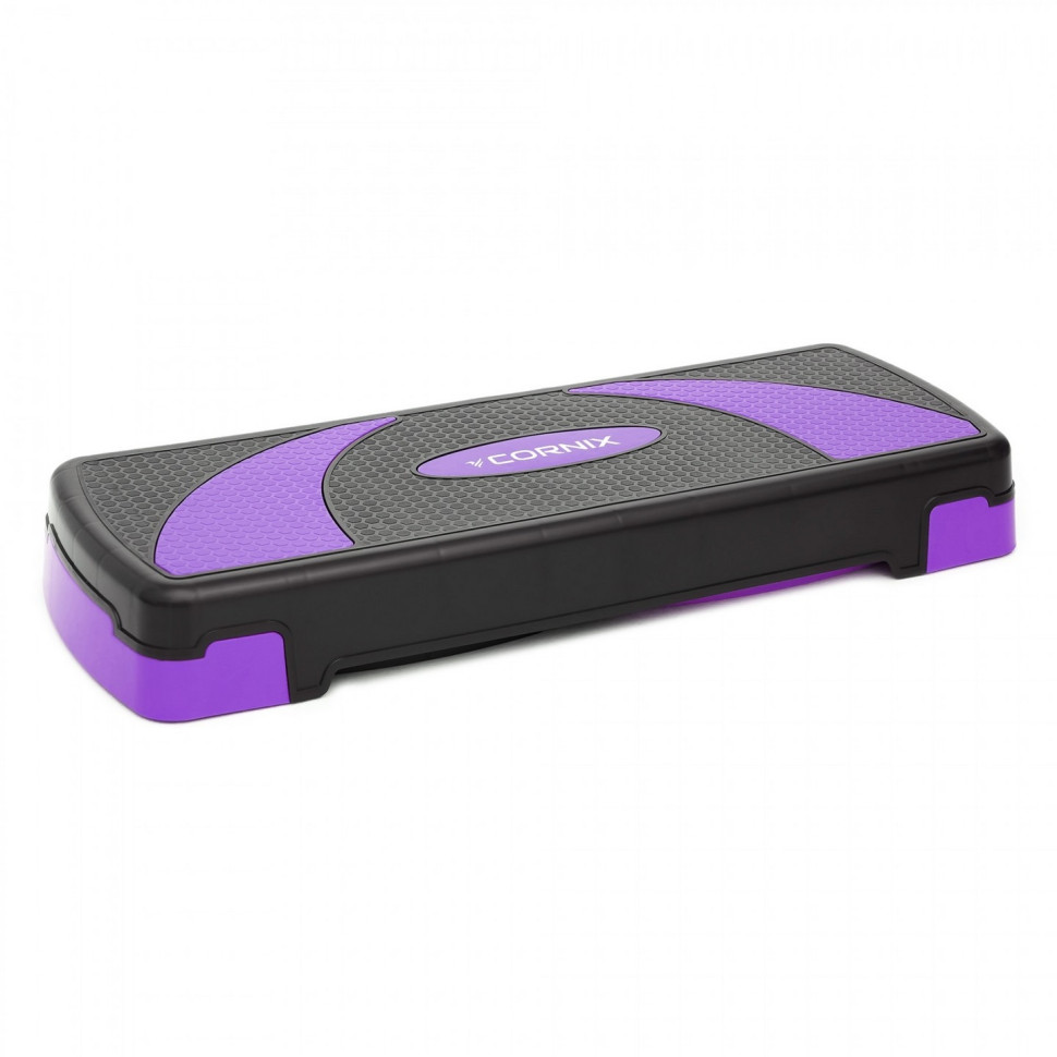 Степ-платформа 3-ступенева Cornix XR-0183, 78 х 29 х 10-20 см, Black/Purple