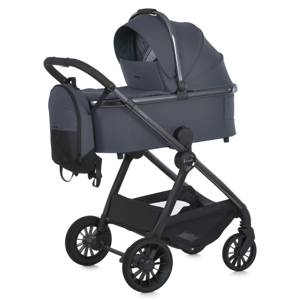 Дитяча універсальна коляска 2 в 1 RIVIERA El Camino ME 1183 Asphalt Gray