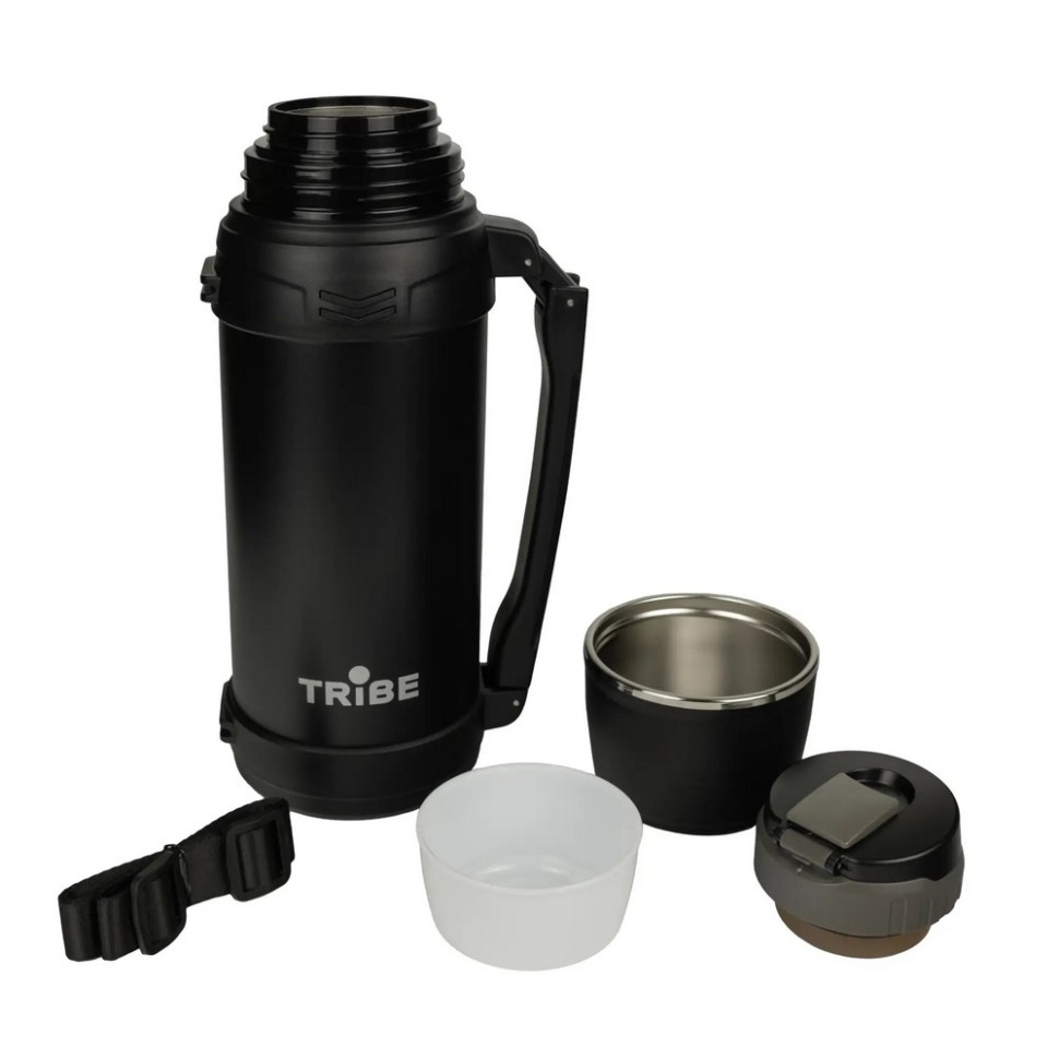 Термос Family line Tribe T-DG-0001-black, Объем 2 л, black