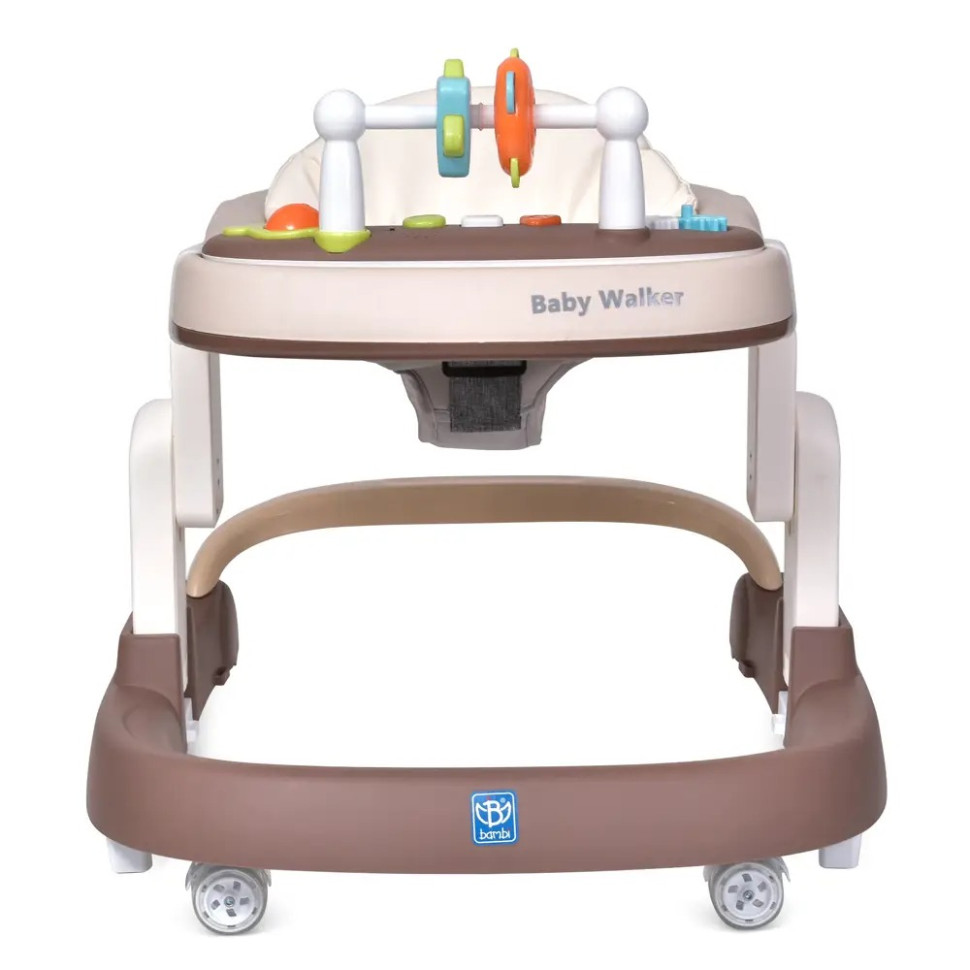 Ходунки Bambi M 5032L-13 музыка, светло, коричневый