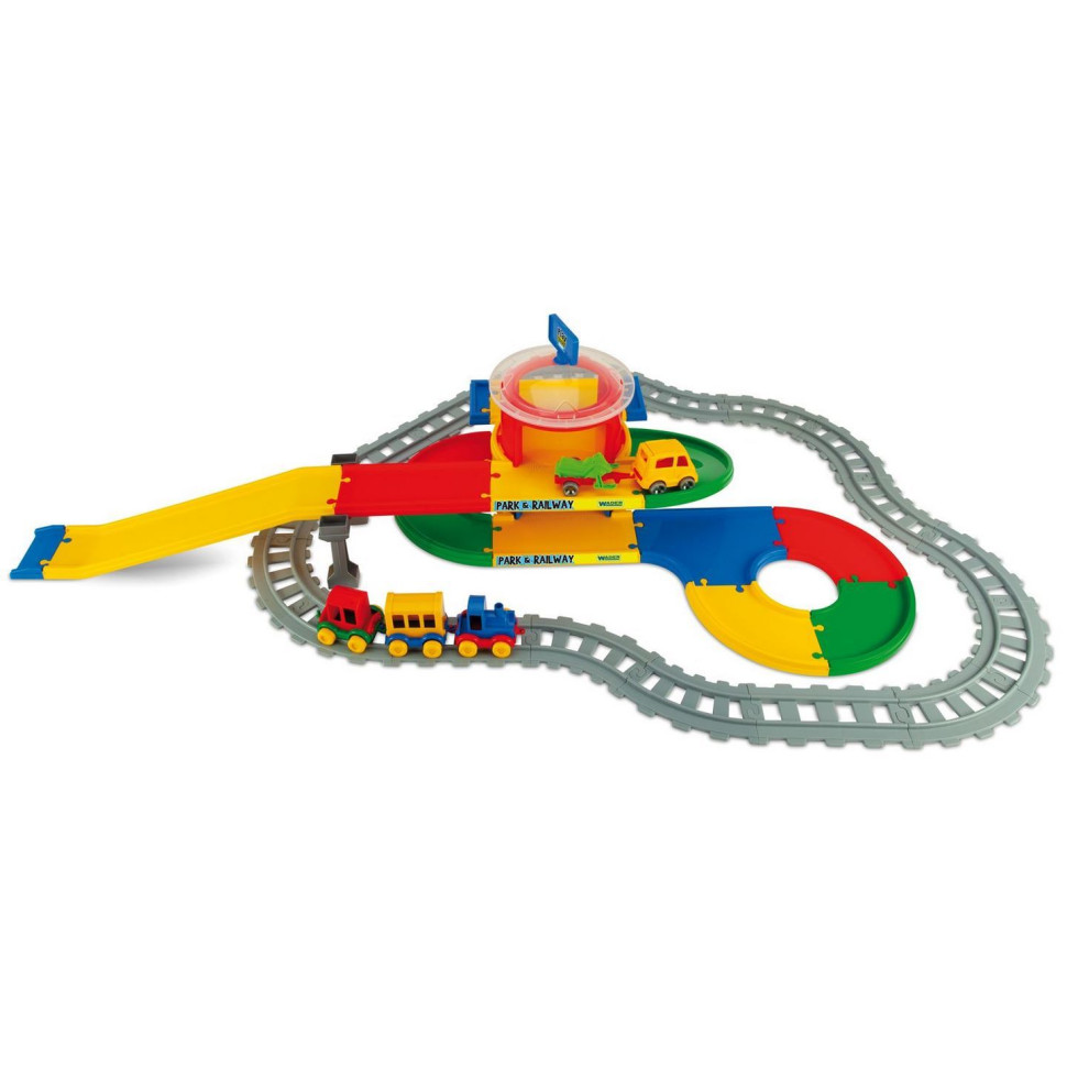 Игровой набор Вокзал Play Tracks Wader 51520 трасса 6,4 метра