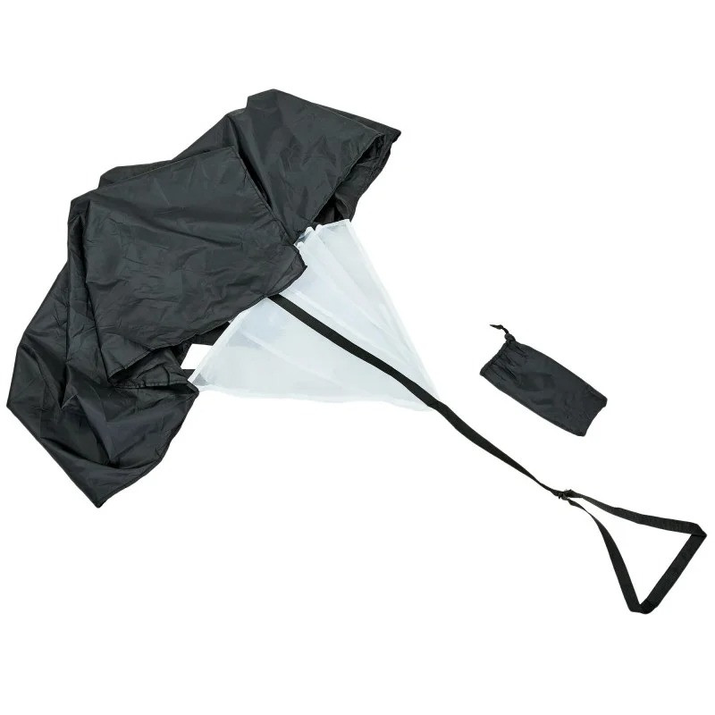 Парашут опору для бігу Bambi C-0508-BLACK чорний 100х100 см