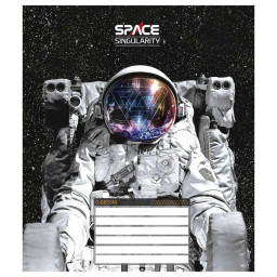 Зошит учнівський "Space singularity" Школярик 024-3384K-1 в клітинку, 24 аркушів