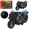 Мотоцикл AS-2641 АвтоСвіт, метал, інер-й, 12 см, 2 кольори 