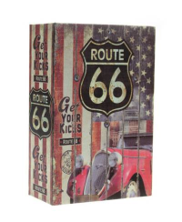 Книга-сейф MK 1849-6-UC (Route 66) метал