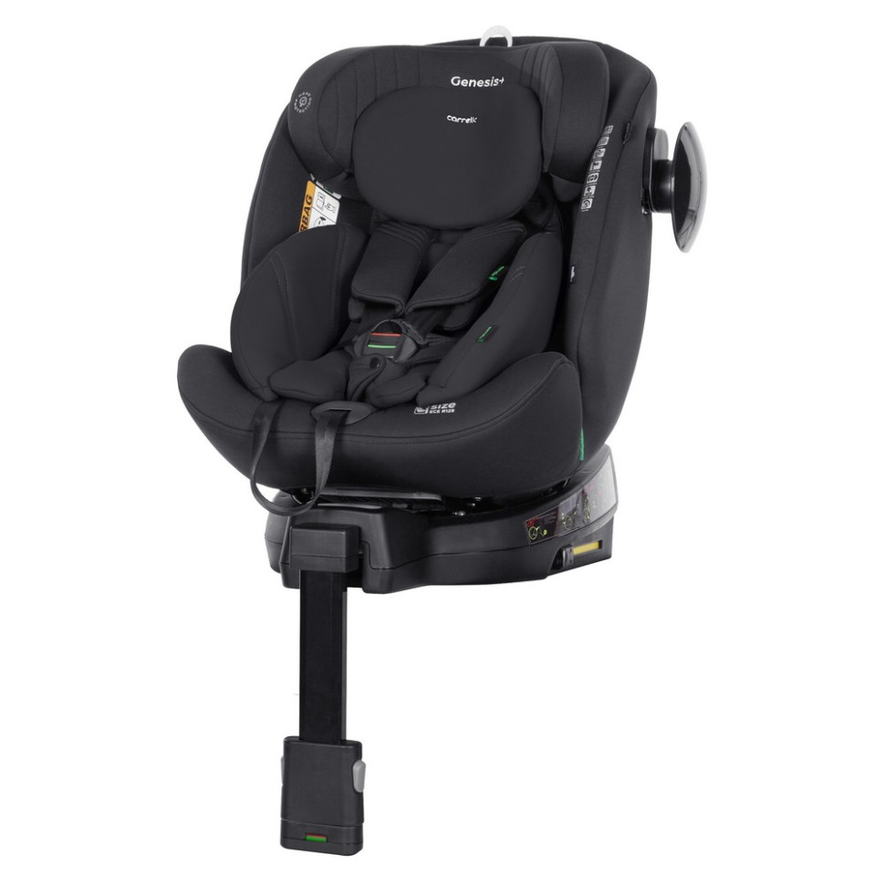 Автокрісло дитяче Genesis+ Carrello CRL-12807 Absolute Black, i-Size 40-150 см, ISOFIX