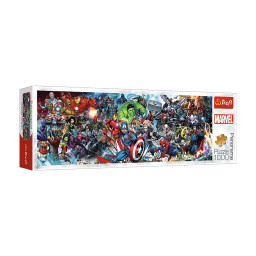 Классический пазл-панорама "Присоединяйся к Вселенной Марвел" Marvel Trefl 29047, 1000 элементов