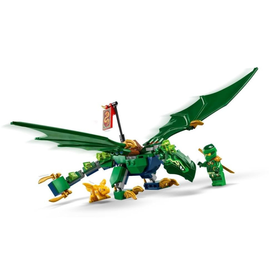 Конструктор Зеленый лесной дракон Ллойда LEGO 71829, 128 деталей