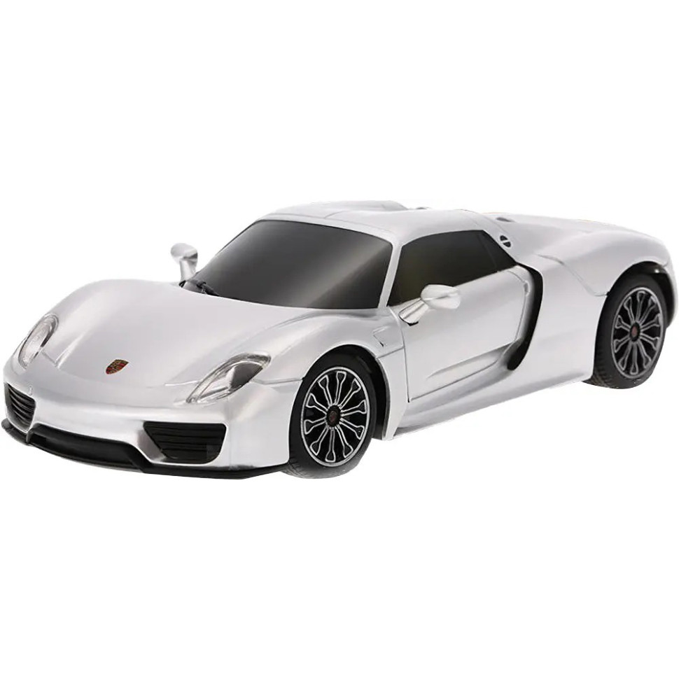 Машинка на радиоуправлении Porsche 918 Spyder Rastar 71400 silver, масштаб 1:24