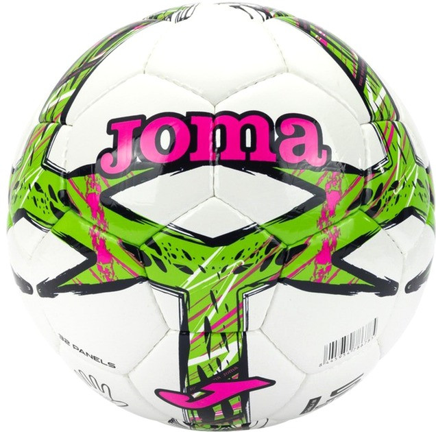 Мяч футбольный DALIII Joma 401412.334 зеленый, розовый №5
