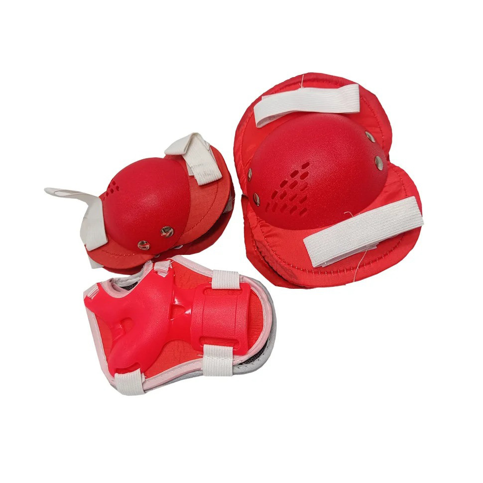 Комплект защитный детский Bambi MS 0032-2(Red) наколенники, налокотники, запястья