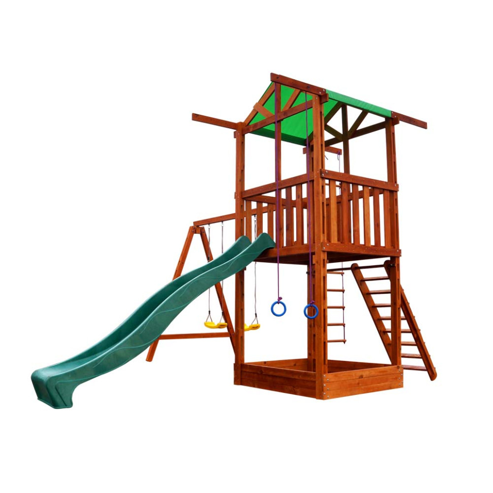 Игровой комплекс для улицы SportBaby Babyland-2 с песочницей