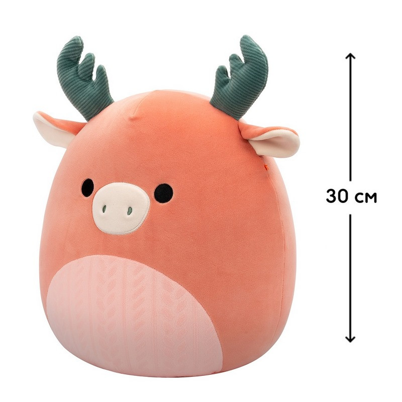 М'яка іграшка ЛОСЬ РОМЕЛУ Squishmallows SQCR06686, 30 см
