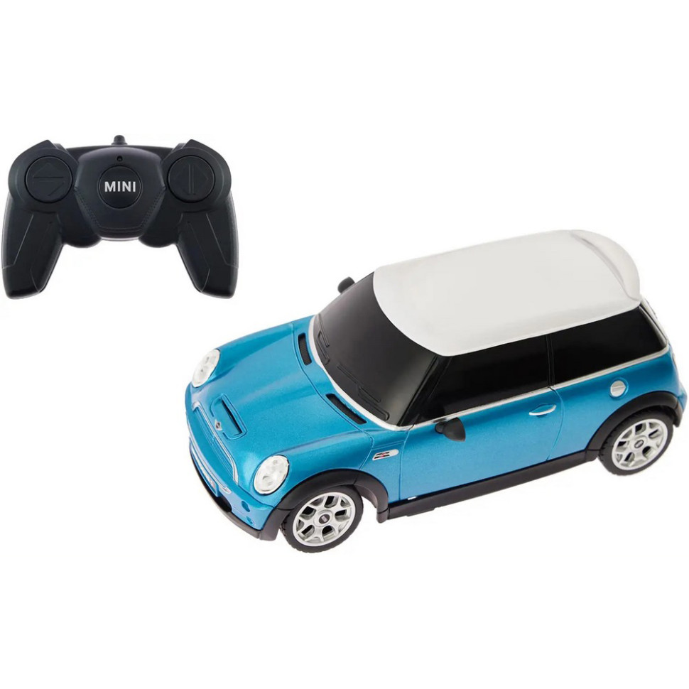 Машинка на радіокеруванні BMW Mini Cooper Rastar 15000 blue 1:24 